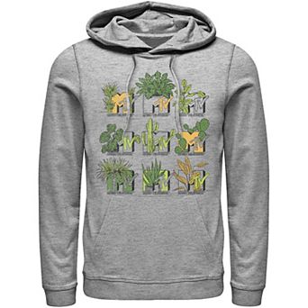 Men's MTV Mtve Succulents Plants Logo Hoodie