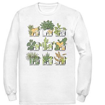 Men's MTV Mtve Succulents Plants Logo Tee