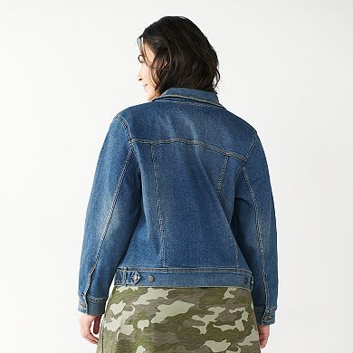 Plus Size EVRI™ Stretch Jean Jacket