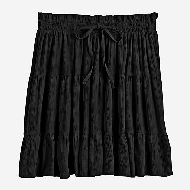 Juniors' SO® Tiered Mini Skirt