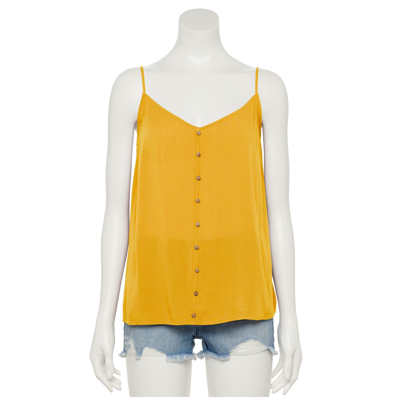 kohls yellow blouse