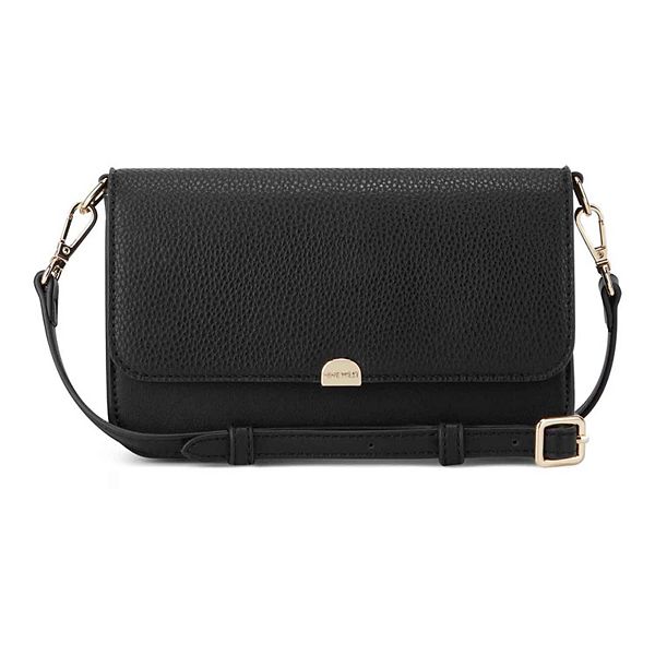 Nine West Park Slope Phone Wallet on a String - Black