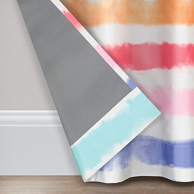 The Big One® Kids Stripe Dye 2-pack Window Curtain Set