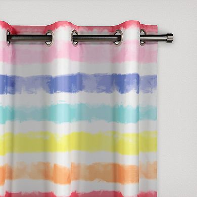 The Big One® Kids Stripe Dye 2-pack Window Curtain Set