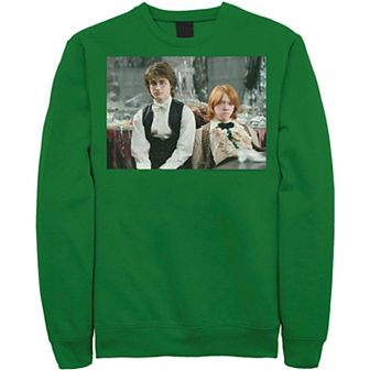 Men's Goblet Of Fire Harry And Ron Photo Real Sweatshirt