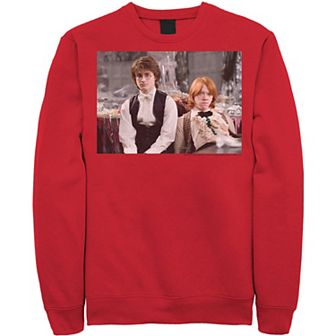 Men's Goblet Of Fire Harry And Ron Photo Real Sweatshirt