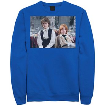 Men's Goblet Of Fire Harry And Ron Photo Real Sweatshirt