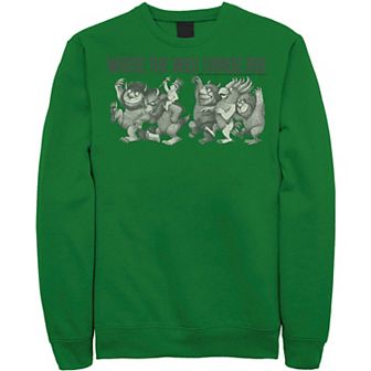 Men's Where The Wild Things Are Max Parade Group Shot Sweatshirt