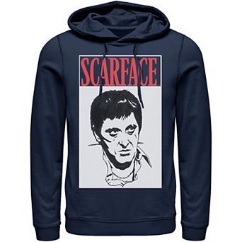 Men's Scar Face Scare Big Face Hoodie