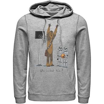 Men's Star Wars Chewbacca Basketball Who Invited Him Hoodie