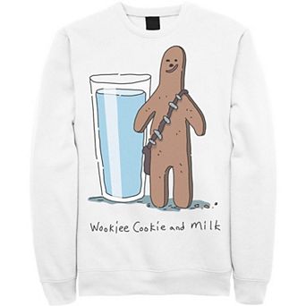 Men's Star Wars Chewbacca Wookiee Cookie And Milk Sweatshirt