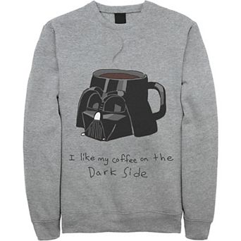 Men's Star Wars Darth Vader Mug I Like My Coffee On The Dark Side Sweatshirt