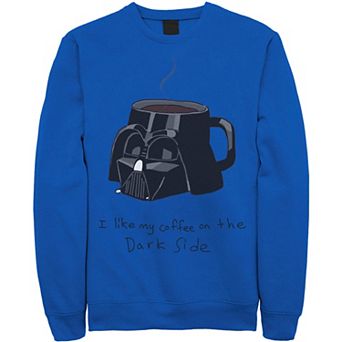 Men's Star Wars Darth Vader Mug I Like My Coffee On The Dark Side Sweatshirt