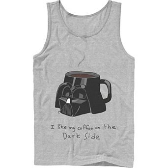 Men's Star Wars Darth Vader Mug I Like My Coffee On The Dark Side Tank Top