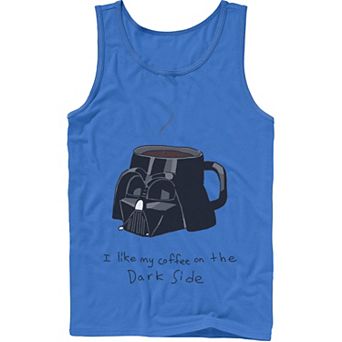 Men's Star Wars Darth Vader Mug I Like My Coffee On The Dark Side Tank Top