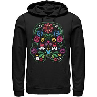 Men's Star Wars Easter Storm Trooper Floral Helmet Fill Hoodie