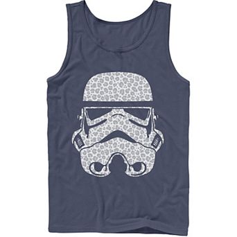 Men's Star Wars Stormtrooper Helmet Cheetah Fill Tank Top