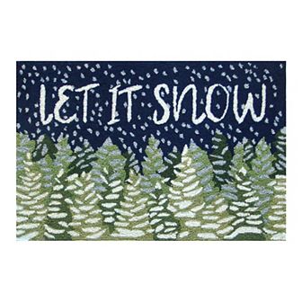 Liora Manne Frontporch Let It Snow Indoor Outdoor Rug