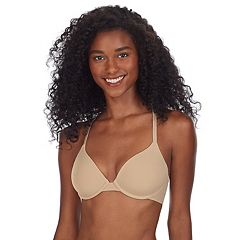 SO SO82001 Juniors' Smooth Plunge Push-Up Bra - Nude (36 b