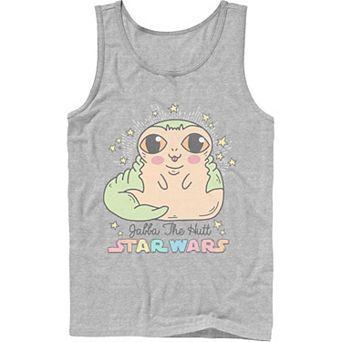 Men's Star Wars Cute Cartoon Jabba The Hutt Tank Top