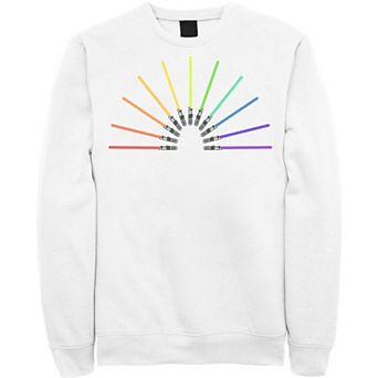 Men's Star Wars Pride Rainbow Lightsabers Sweatshirt