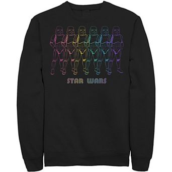 Men's Star Wars Pride Rainbow Stormtroopers Line Up Sweatshirt