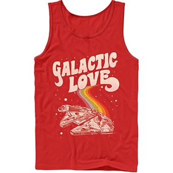 Men's Star Wars Pride Millennium Falcon Galactic Love Tank Top