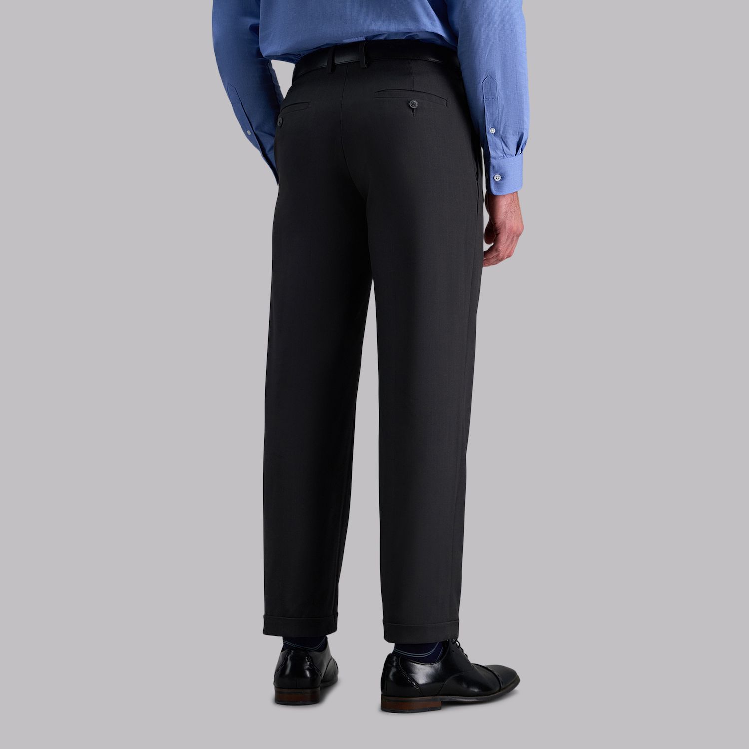 Men's Haggar eCLo Stria Classic-Fit Hidden Expandable Waist Pleated Dress  Pants