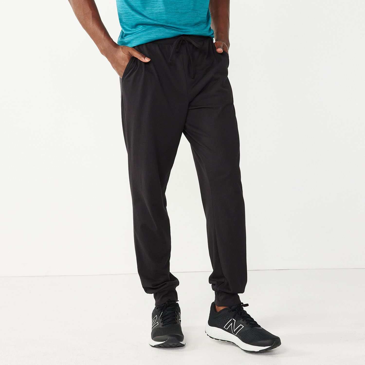 black joggers mens