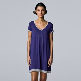 Women's Simply Vera Vera Wang Basic Luxury Sleepshirt