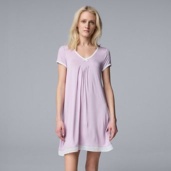 Women's Simply Vera Vera Wang Basic Luxury Sleepshirt