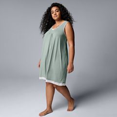 Kohls Plus Size Simply Vera Vera Wang Pajamas: Weekend Retreat Top