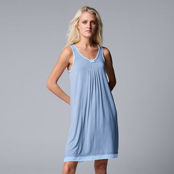 Women's Simply Vera Vera Wang Basic Luxury Chemise