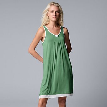 Women's Simply Vera Vera Wang Basic Luxury Chemise