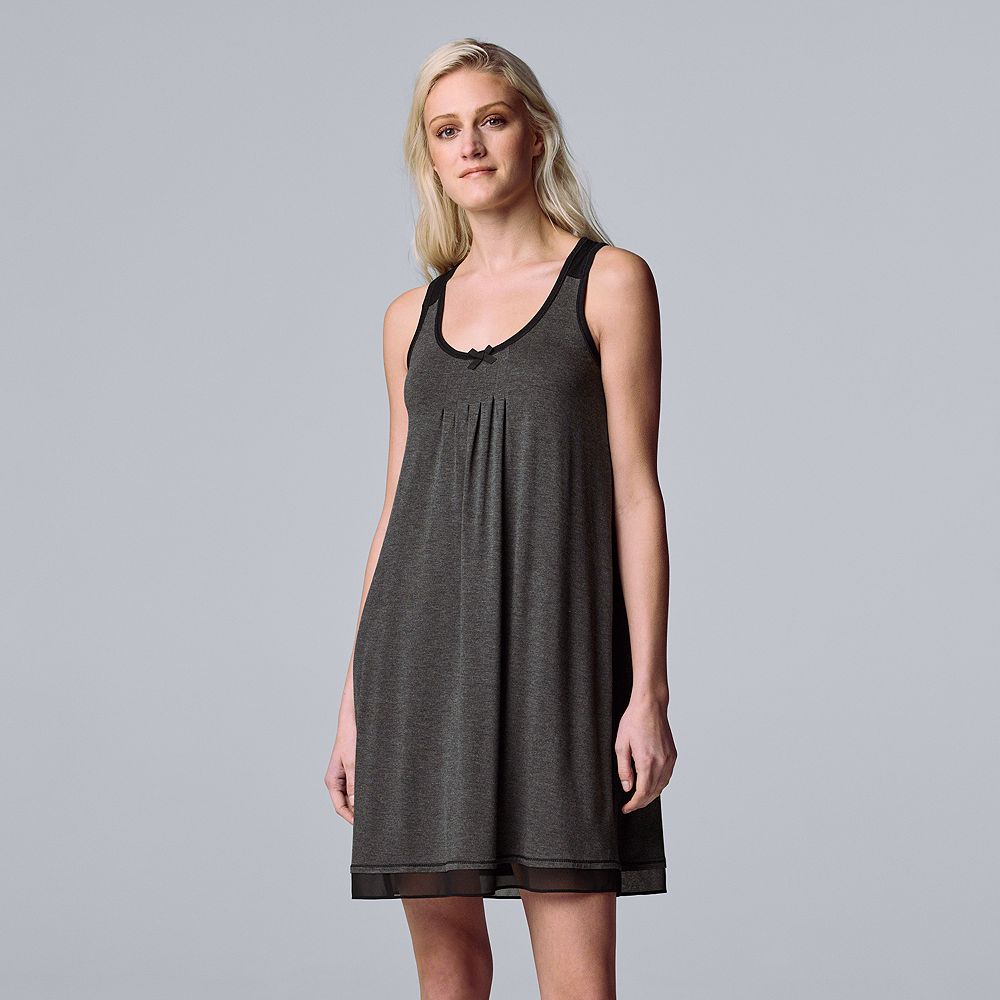 Women's Simply Vera Vera Wang Basic Luxury Chemise