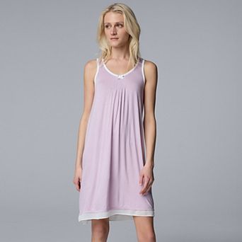 Women's Simply Vera Vera Wang Basic Luxury Chemise
