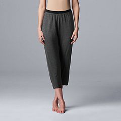 Petite Size Simply Vera Vera Wang Basic Luxury Pajama Pants