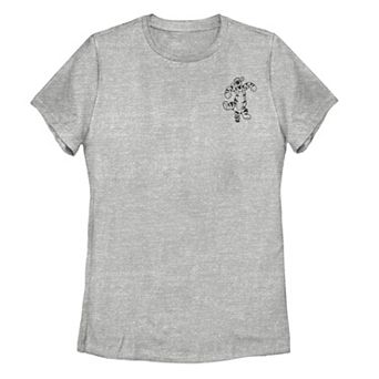 Disney's Winnie The Pooh Tigger Simple Left Chest Juniors' Graphic Tee