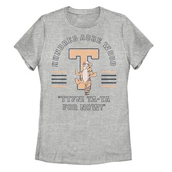 Disney's Winnie The Pooh Tigger Ta-Ta For Now Juniors' Graphic Tee