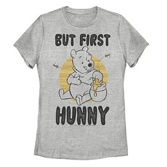 Disney's Winnie The Pooh But First Hunny, Honey Junior's Tee