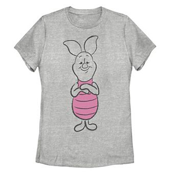 Disney's Winnie The Pooh Sweet Piglet Art Sketch Junior's Tee