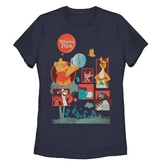 Disney's Winnie The Pooh And Friends Panels Junior's Tee