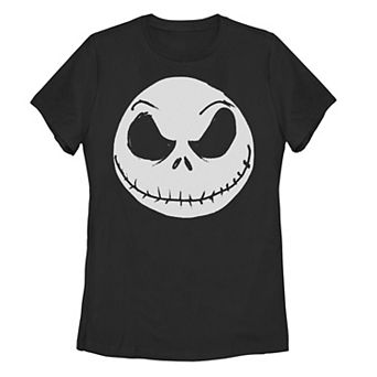 Disney's The Nightmare Before Christmas Jack Skellington Face Junior's Tee