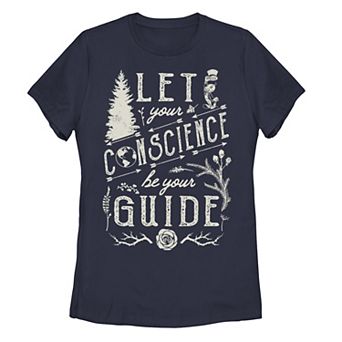 Disney's Pinocchio Let Your Conscience Be Your Guide Juniors' Tee
