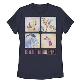 Disney's Winnie The Pooh Friends Never Stop Dreaming Junior's Tee