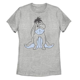 Disney's Winnie The Pooh Happy Eeyore Art Sketch Junior's Tee