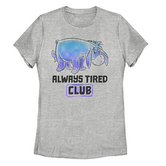 Disney's Winnie The Pooh Eeyore Juniors' Always Tired Club Tee