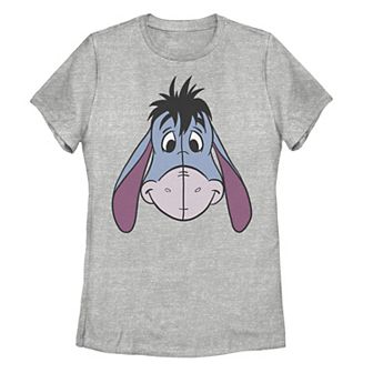 Disney's Winnie The Pooh Eeyore Large Face Junior's Tee