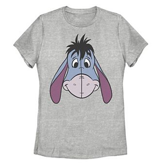 Disney's Winnie The Pooh Eeyore Large Face Junior's Tee