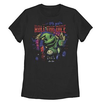 Disney's The Nightmare Before Christmas Oogie Juniors' Roll The Dice Tee